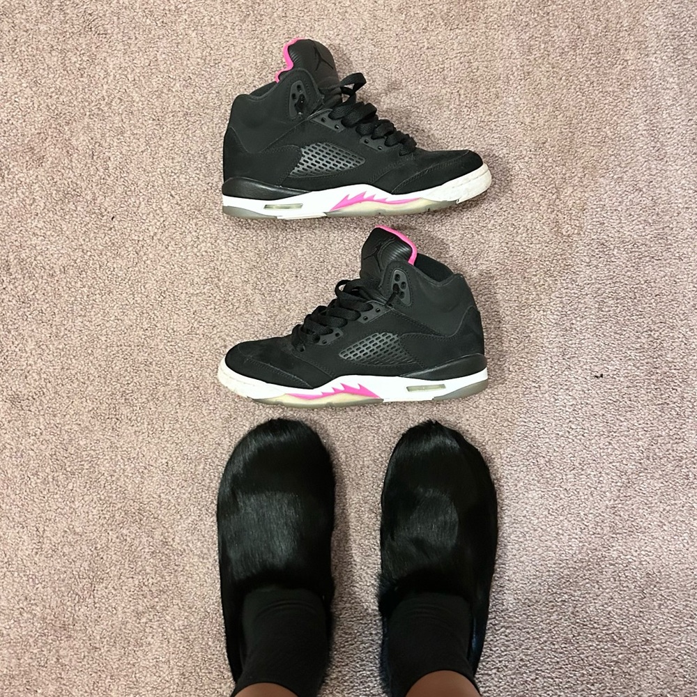 jordann 5 deadly pink